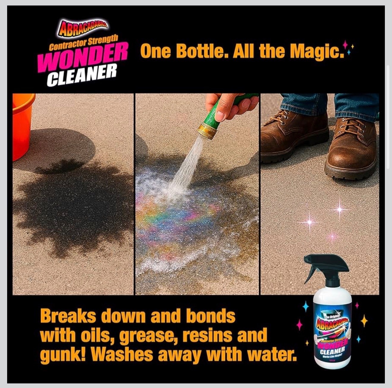 Abracadabra – Contractor Strength Wonder Cleaner – As Seen on TV – 16 fl oz